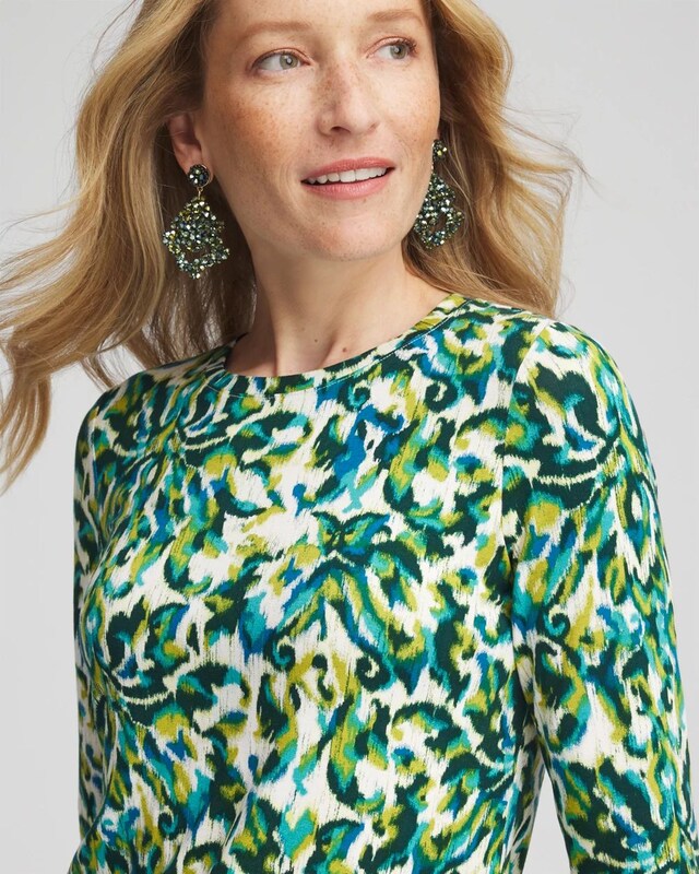 Touch of Cool Ikat Layering Tee - image 4